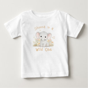 De Bebé Camiseta Personalizada Cumpleaños 1 año Niña Salva