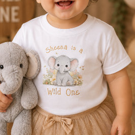 De Bebé Camiseta Personalizada Cumpleaños 1 año Niña Salva