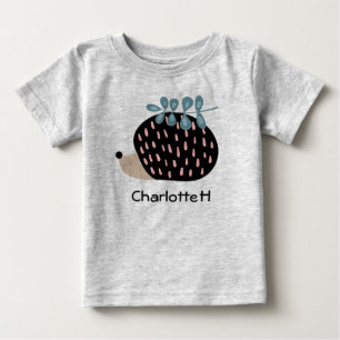 De Bebé Camiseta personalizada Cute Hedgehog