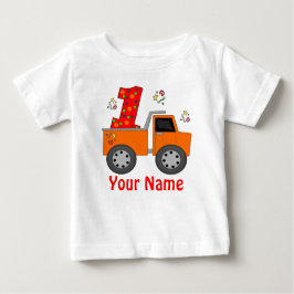 De Bebé Camiseta personalizada del primer cumpleaños del c