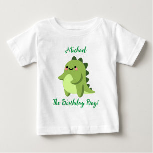 De Bebé Camiseta personalizada Kawaii Dinosaur Baby