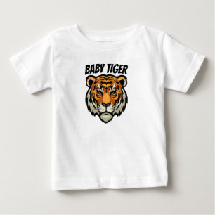 De Bebé Camiseta personalizada Mama Tiger