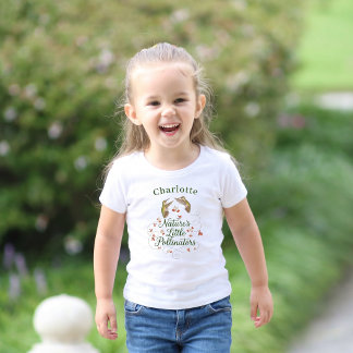 De Bebé Camiseta Personalizada Naturaleza's Little Pollina