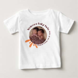 De Bebé Camiseta personalizada para bebés gemelos | Recién