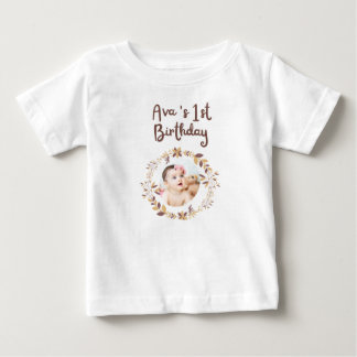 De Bebé Camiseta personalizada para el primer cumpleaños |