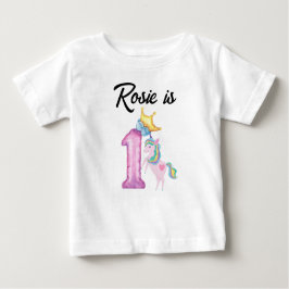 De Bebé Camiseta personalizada para el primer cumpleaños
