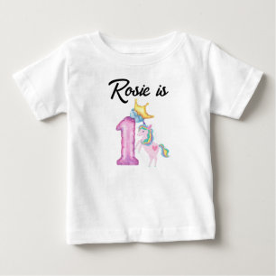 De Bebé Camiseta personalizada para el primer cumpleaños
