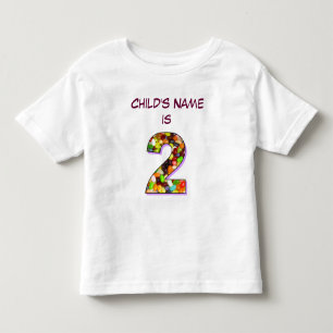 De Bebé Camiseta personalizada para los dos años