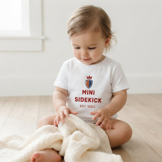 De Bebé Camiseta personalizada para padre e hijo a juego
