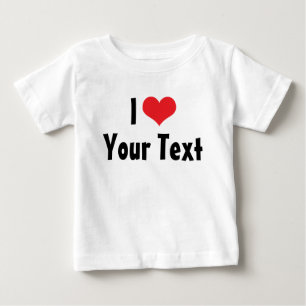 De Bebé Camiseta Personalizada Te Amo