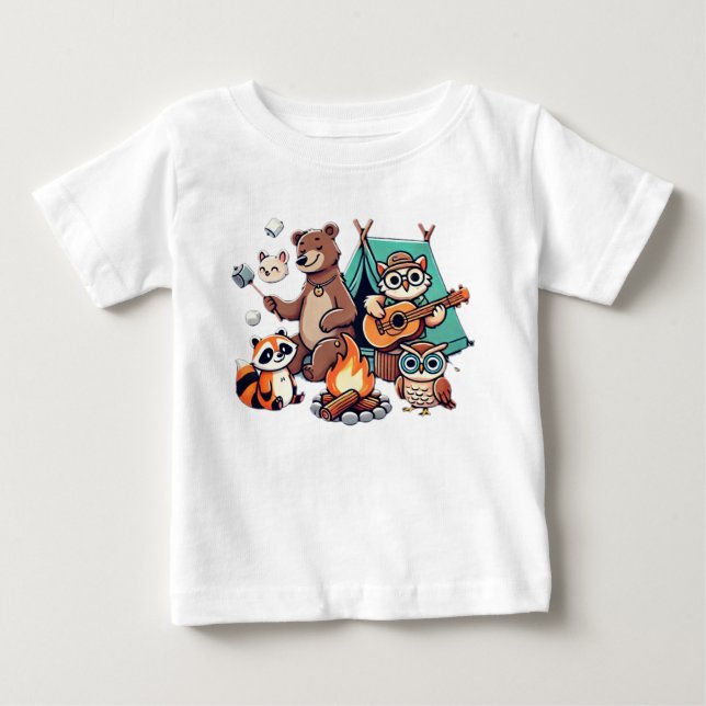 De Bebé camiseta personalizado (Anverso)
