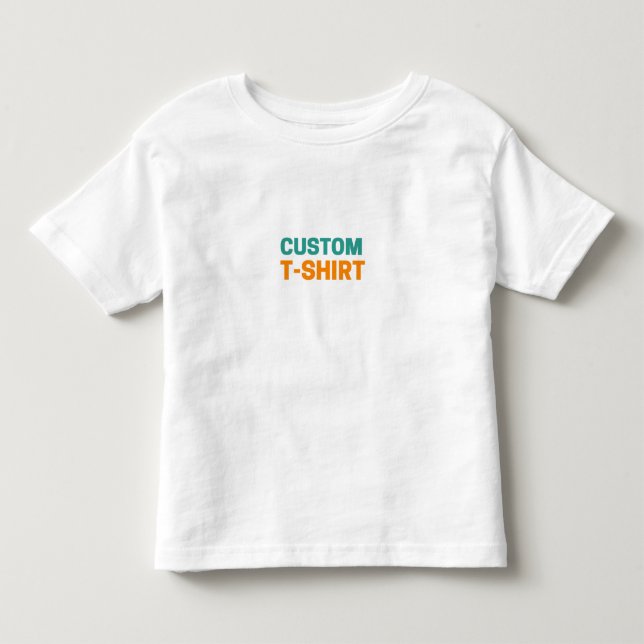De Bebé Camiseta personalizado - Diseño personalizado, úni (Anverso)