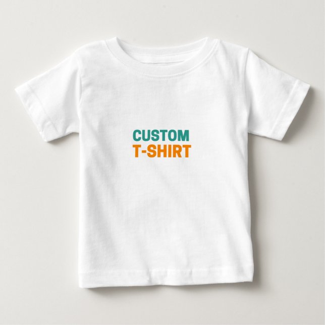 De Bebé Camiseta personalizado - Diseño personalizado, úni (Anverso)