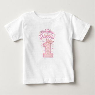 De Bebé Camiseta Princesa Cumpleaños 1