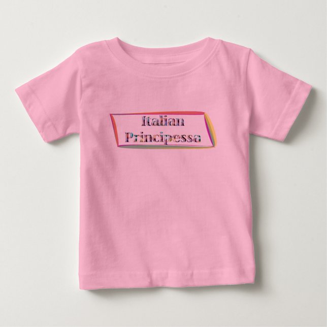 De Bebé Camiseta Principessa Baby (Anverso)
