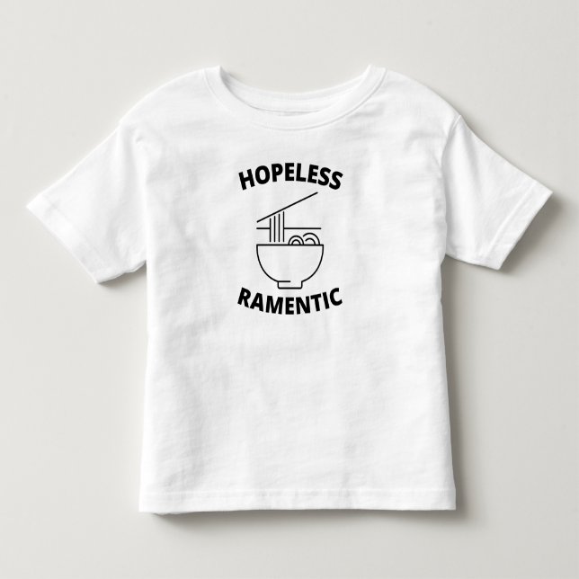 De Bebé Camiseta Ramenótica sin esperanza (Anverso)
