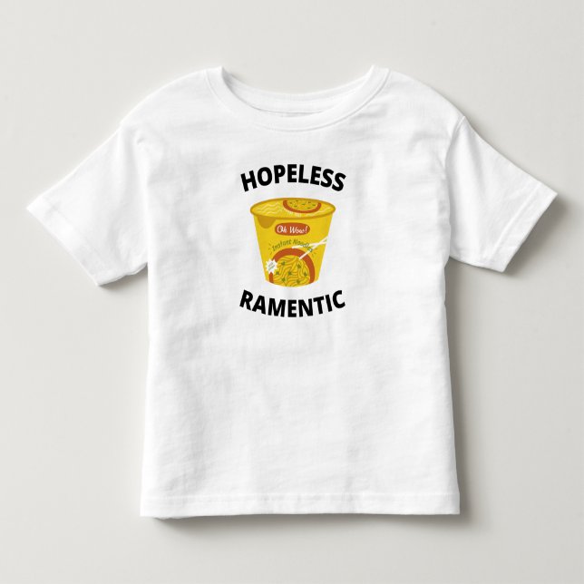 De Bebé Camiseta Ramenótica sin esperanza (Anverso)