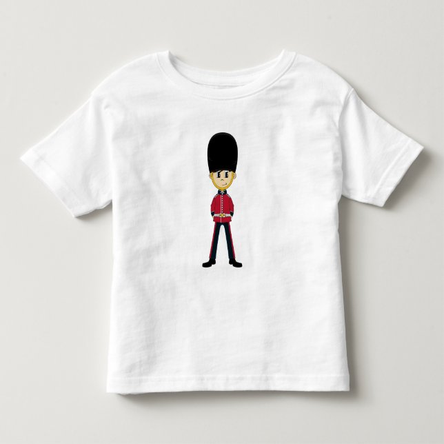 De Bebé Camiseta real británica del guardia (Anverso)