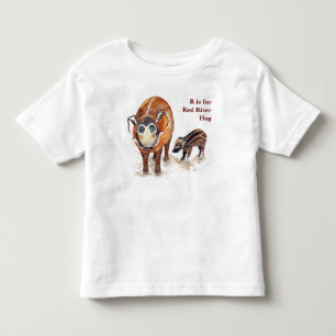De Bebé Camiseta Red River Hog para bebés y niños