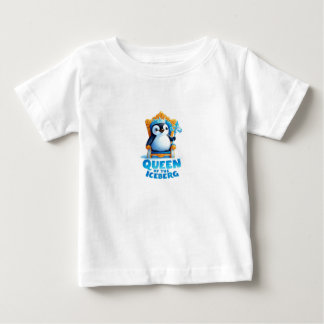 De Bebé Camiseta reina pingüina