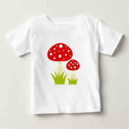 De Bebé Camiseta roja Fly agaric