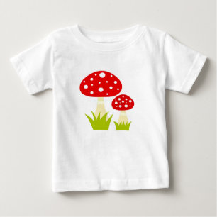 De Bebé Camiseta roja Fly agaric
