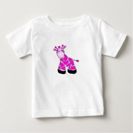De Bebé Camiseta Rosa Giraffe