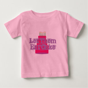 De Bebé Camiseta rosa para lactantes con tutu "Dejen que c