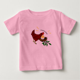 De Bebé Camiseta rosa para niña bebé.