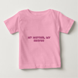 De Bebé Camiseta rosa para niños pequeños “Mi madre mi cie