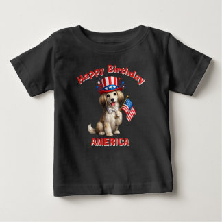 De Bebé Camiseta Saluki (2aa) Patriótico Niño