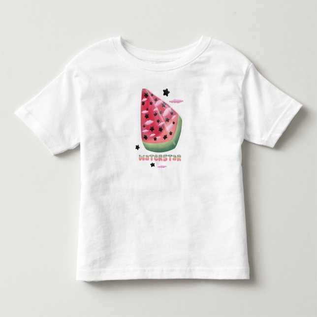 De Bebé Camiseta sandía estrella  (Anverso)