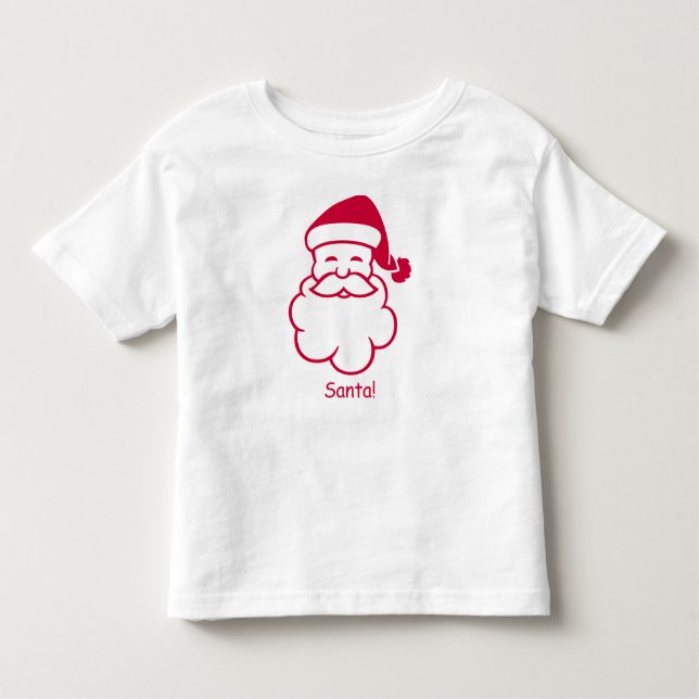 De Bebé Camiseta - Santa! (Anverso)