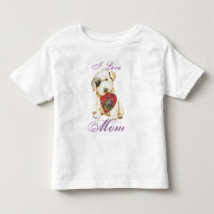 De Bebé Camiseta Sealyham Terrier Heart Mom Toddler