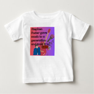 De Bebé Camiseta Stephen foster