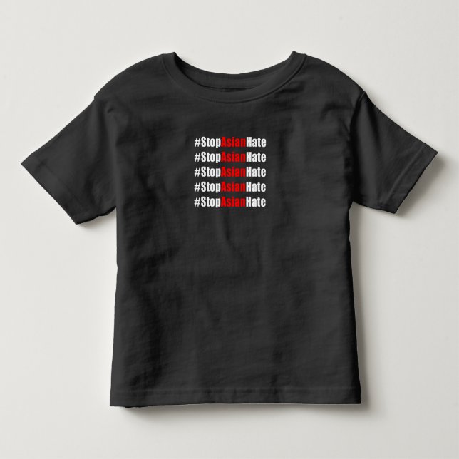 De Bebé Camiseta #StopAsianHate (Anverso)