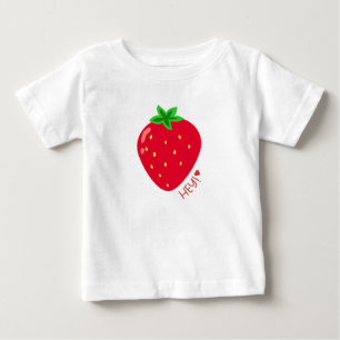 De Bebé Camiseta Strawberry Kisses