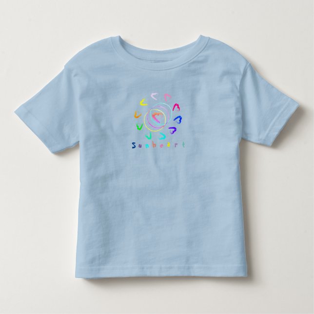 De Bebé Camiseta Sunheart Toddler (Anverso)