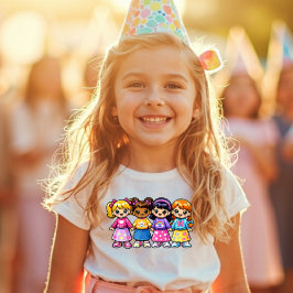 De Bebé Camiseta Super Amigas Y2K para niñas lindas