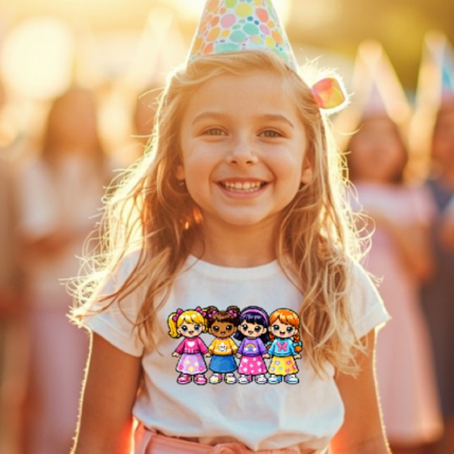 De Bebé Camiseta Super Friends Y2K para niñas lindas (Subido por el creador)