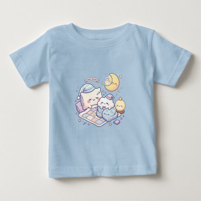 De Bebé Camiseta Sweet Dreams Baby (Anverso)