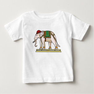 De Bebé Camiseta tailandesa del elefante