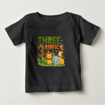 Camiseta temática Jungla Safari para el 3er cumple
