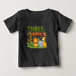 De Bebé Camiseta temática Jungla Safari para el 3er cumple