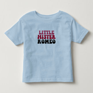 De Bebé Camiseta Toddler Boys Little Mister Romeo
