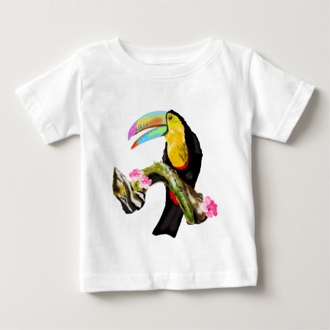De Bebé Camiseta Toucan Bird Baby (Anverso)