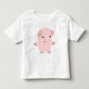 De Bebé Camiseta tranquila Personalizado Pig personalizado