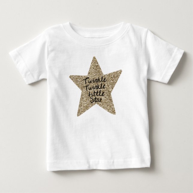 De Bebé Camiseta Twinkle Little Star Baby (Anverso)