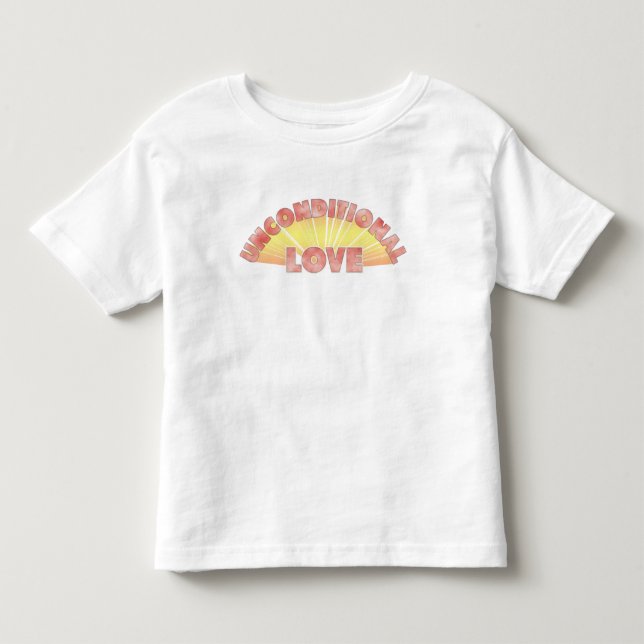De Bebé Camiseta Unconditional Love para niños (Anverso)