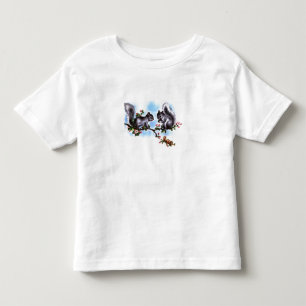 De Bebé Camiseta Vintage Gray Squirrels